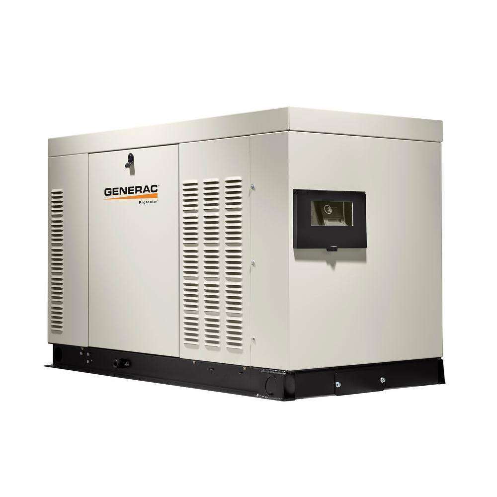 Generac Protector 45kW RG04524ANAX Liquid Cooled 1 Phase 120/240V LP/NG Standby Generator