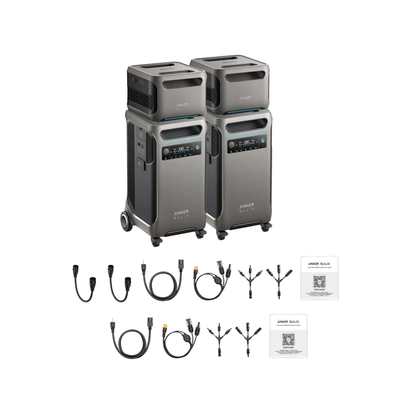 2 x SOLIX F3800 + Double Power Hub + 2 x Expansion Battery Inclusions