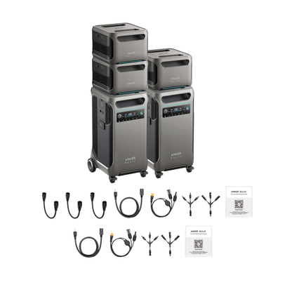 2 x SOLIX F3800 + Double Power Hub + 3 x Expansion Battery Inclusions 