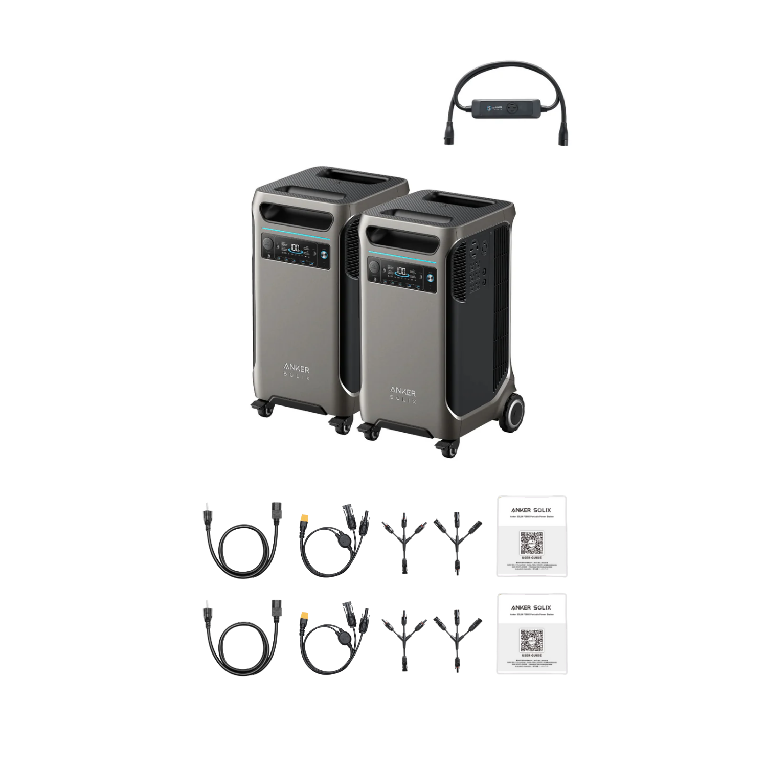 2 x SOLIX F3800 + Double Power Hub Inclusions