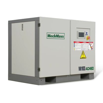 MechMaxx M10AC460 Rotary Screw Air Compressor 10HP 32 CFM 116 PSI 460V 3-Phase Industrial-Grade New