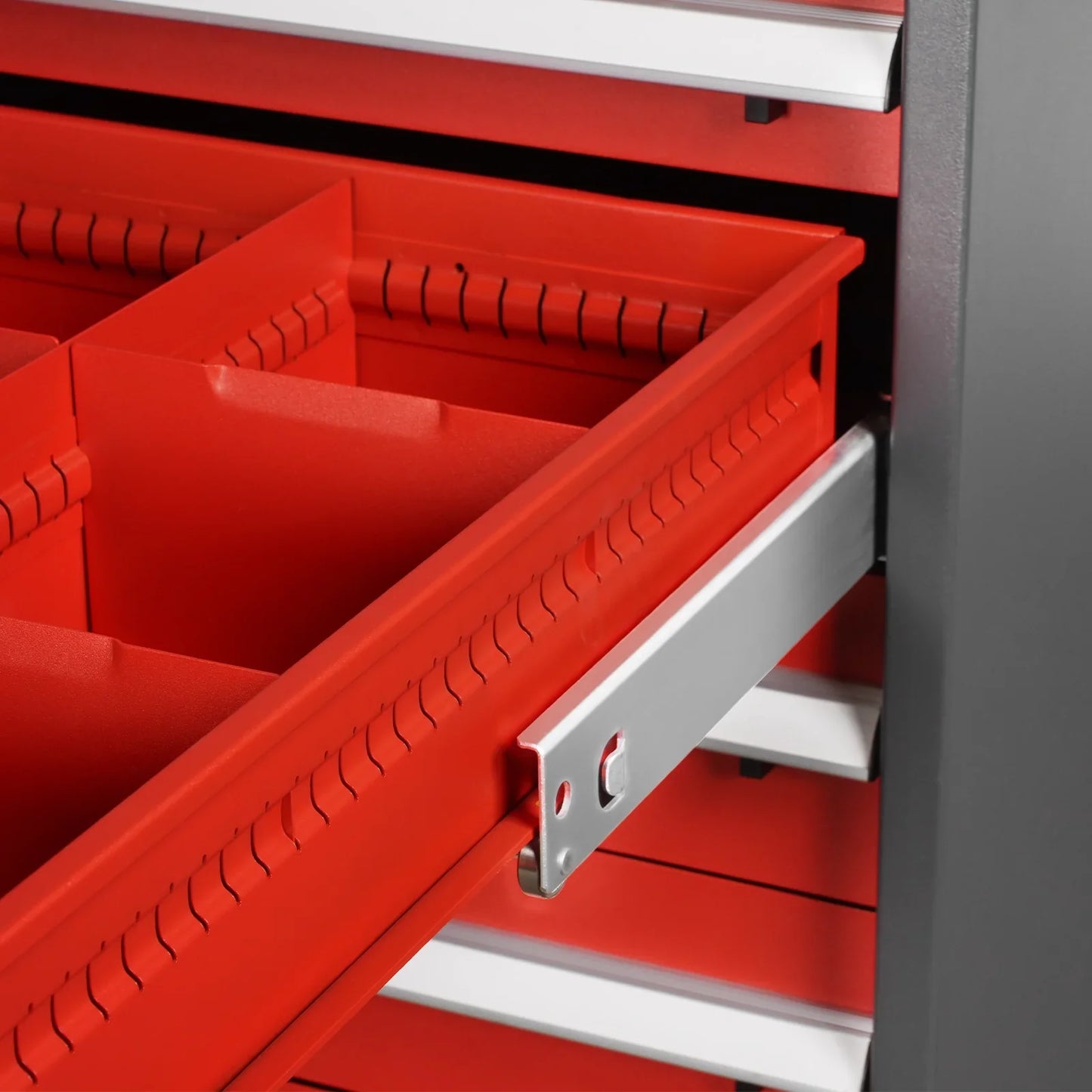 MechMaxx MD59A10 Tool Box Heavy Duty Modular 10 Drawer Cabinet Tool Storage Organizer Steel Construction 59" H x 28.5" W x 28.5" D New