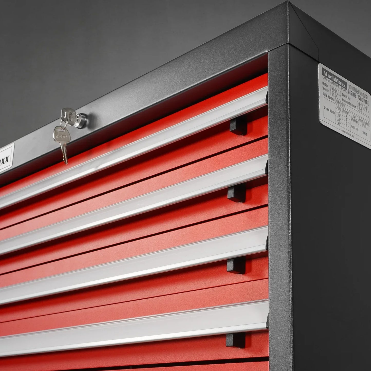 MechMaxx MD59B11 Tool Box Heavy Duty Modular 11 Drawer Steel Tool Storage Organizer Cabinet 59" H x 28.5" W x 22.5" D New