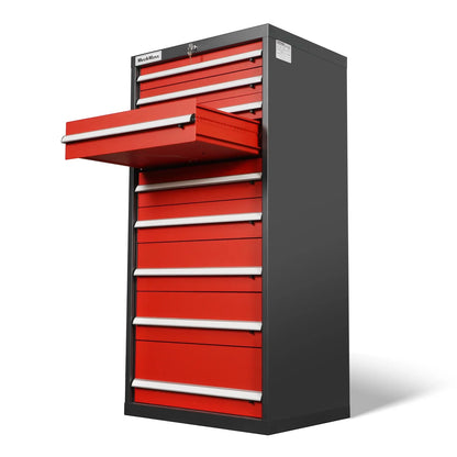 MechMaxx MD59B9 Tool Box Heavy Duty Modular 9 Drawer Steel Tool Storage Organizer Cabinet 59" H x 28.5" W x 22.5" D New