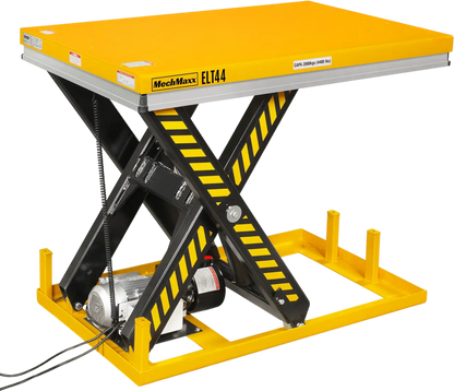 MechMaxx ELT44 Lift Table 4400 lbs Capacity Stationary Powered Hydraulic 51.2 x 33.5" Platform 41.3" Lift Height UL Certified Motor New