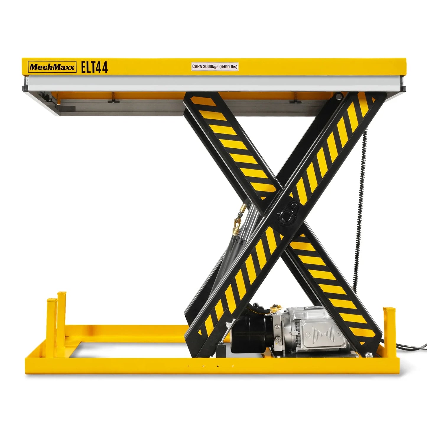MechMaxx ELT44 Lift Table 4400 lbs Capacity Stationary Powered Hydraulic 51.2 x 33.5" Platform 41.3" Lift Height UL Certified Motor New