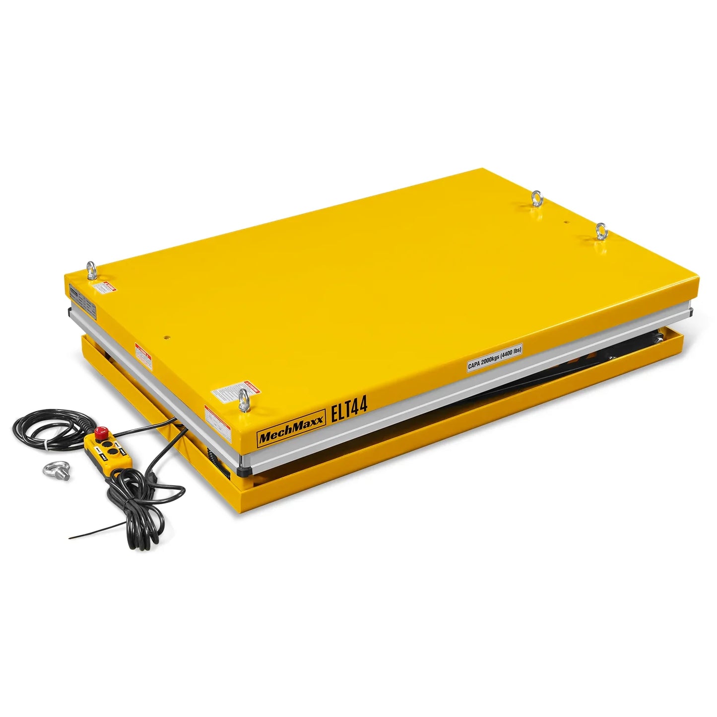 MechMaxx ELT44 Lift Table 4400 lbs Capacity Stationary Powered Hydraulic 51.2 x 33.5" Platform 41.3" Lift Height UL Certified Motor New