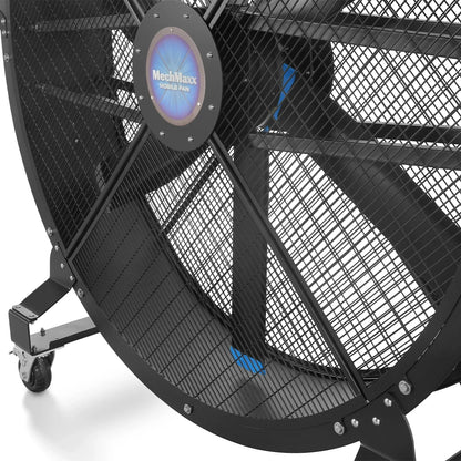 MechMaxx MF-59 Industrial Fan 59" Portable Variable Speed High Efficiency PMSM Motor Mobile High Volume Floor Fan for Warehouse Workshop Gym New