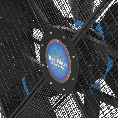 MechMaxx MF-59 Industrial Fan 59" Portable Variable Speed High Efficiency PMSM Motor Mobile High Volume Floor Fan for Warehouse Workshop Gym New