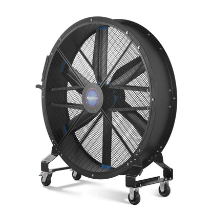 MechMaxx MF-59 Industrial Fan 59" Portable Variable Speed High Efficiency PMSM Motor Mobile High Volume Floor Fan for Warehouse Workshop Gym New