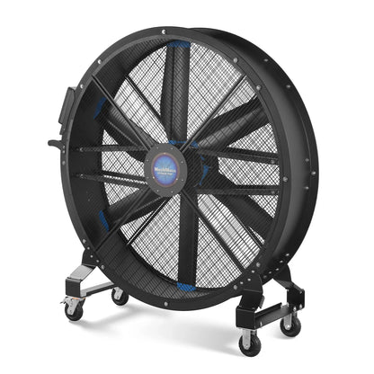 MechMaxx MF-59 Industrial Fan 59" Portable Variable Speed High Efficiency PMSM Motor Mobile High Volume Floor Fan for Warehouse Workshop Gym New