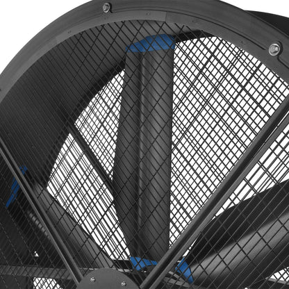 MechMaxx MF-59 Industrial Fan 59" Portable Variable Speed High Efficiency PMSM Motor Mobile High Volume Floor Fan for Warehouse Workshop Gym New