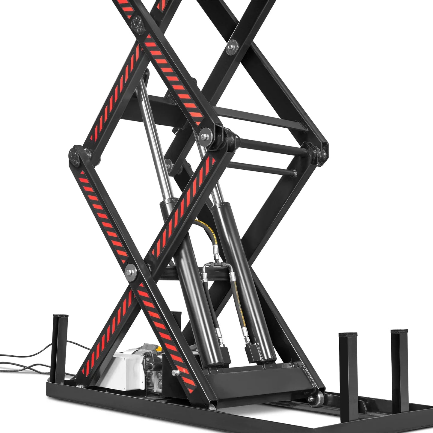 MechMaxx ELTD22 Lift Table 2200 lbs Capacity Stationary Electric Hydraulic Double Scissor 51.2" x 32.3" Platform 70.1" Lift Height UL Certified Motor New