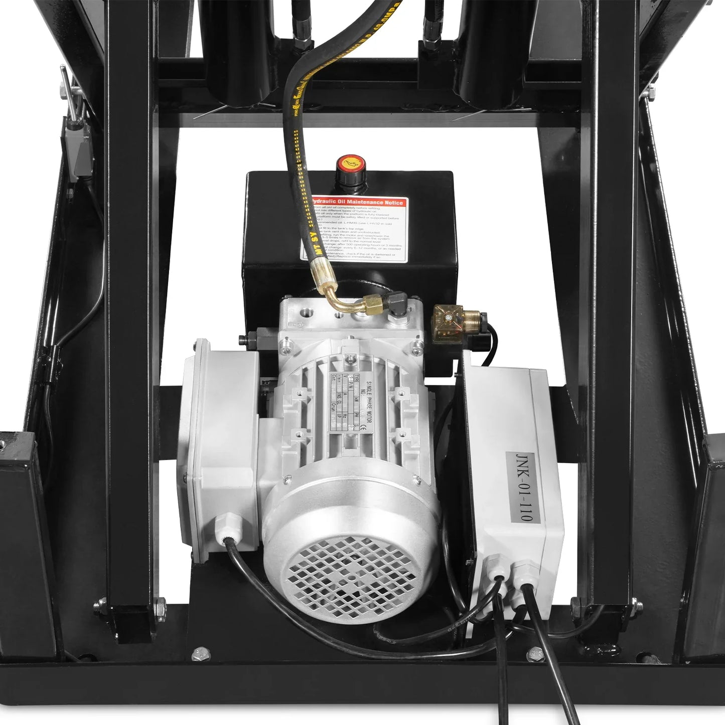 MechMaxx ELTD22 Lift Table 2200 lbs Capacity Stationary Electric Hydraulic Double Scissor 51.2" x 32.3" Platform 70.1" Lift Height UL Certified Motor New