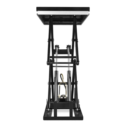 MechMaxx ELTD22 Lift Table 2200 lbs Capacity Stationary Electric Hydraulic Double Scissor 51.2" x 32.3" Platform 70.1" Lift Height UL Certified Motor New