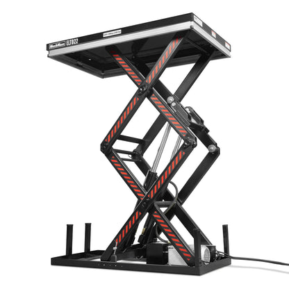 MechMaxx ELTD22 Lift Table 2200 lbs Capacity Stationary Electric Hydraulic Double Scissor 51.2" x 32.3" Platform 70.1" Lift Height UL Certified Motor New
