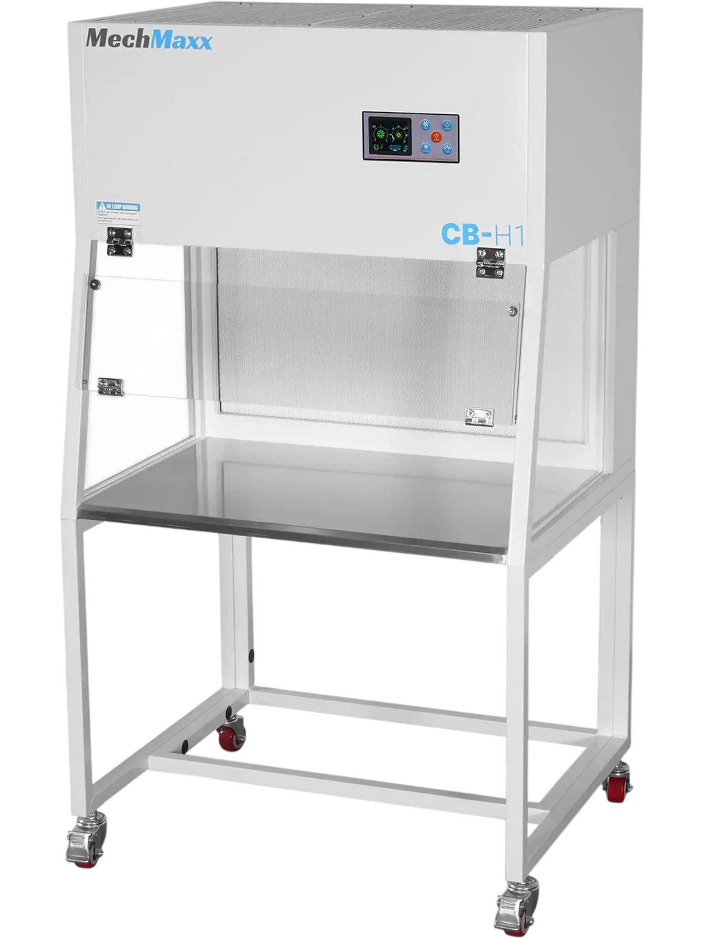 MechMaxx CB-H1 Clean Bench 33.9" Wide Horizontal Laminar Flow HEPA Filtration UV Sterilization ISO Class 5 New