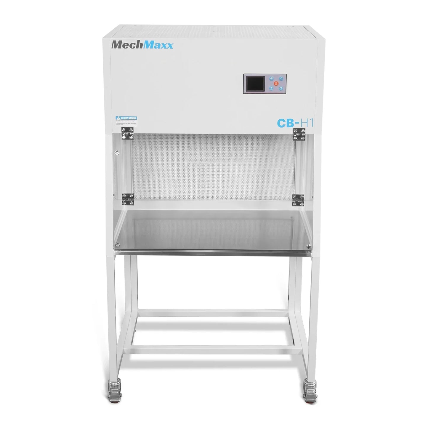 MechMaxx CB-H1 Clean Bench 33.9" Wide Horizontal Laminar Flow HEPA Filtration UV Sterilization ISO Class 5 New