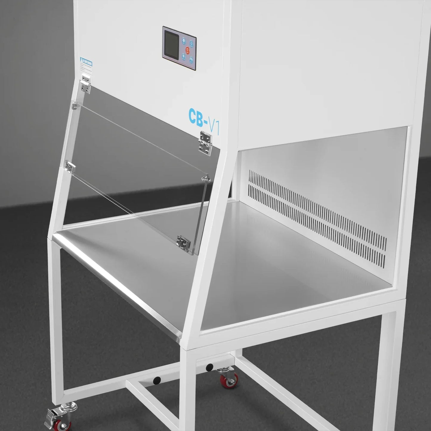 MechMaxx CB-V1 Clean Bench 33.9" Wide Vertical Laminar Flow HEPA Filtration UV Sterilization ISO Class 5 New