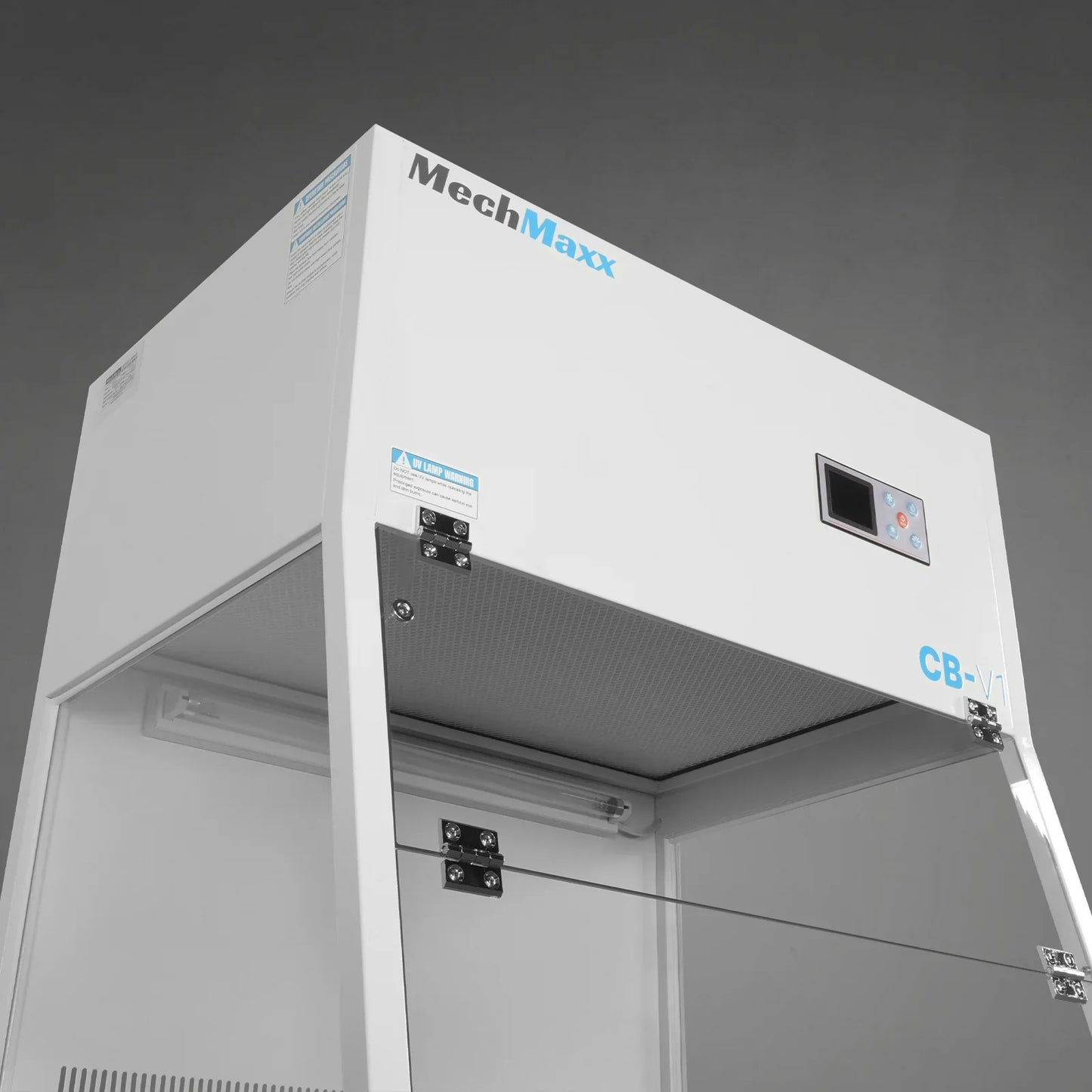 MechMaxx CB-V1 Clean Bench 33.9" Wide Vertical Laminar Flow HEPA Filtration UV Sterilization ISO Class 5 New