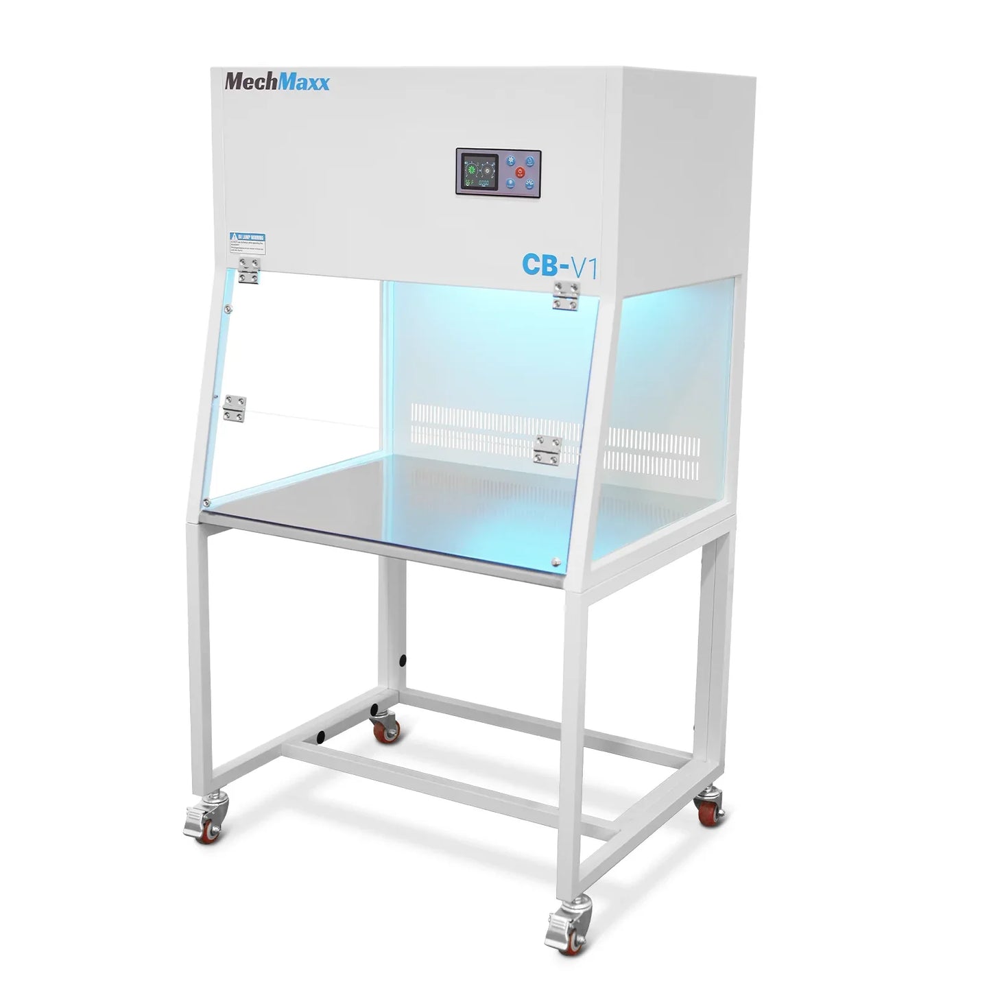 MechMaxx CB-V1 Clean Bench 33.9" Wide Vertical Laminar Flow HEPA Filtration UV Sterilization ISO Class 5 New