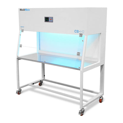 MechMaxx CB-H2 Laminar Flow Clean Bench 53.5" Wide Horizontal HEPA Filtration UV Sterilization ISO Class 5 New