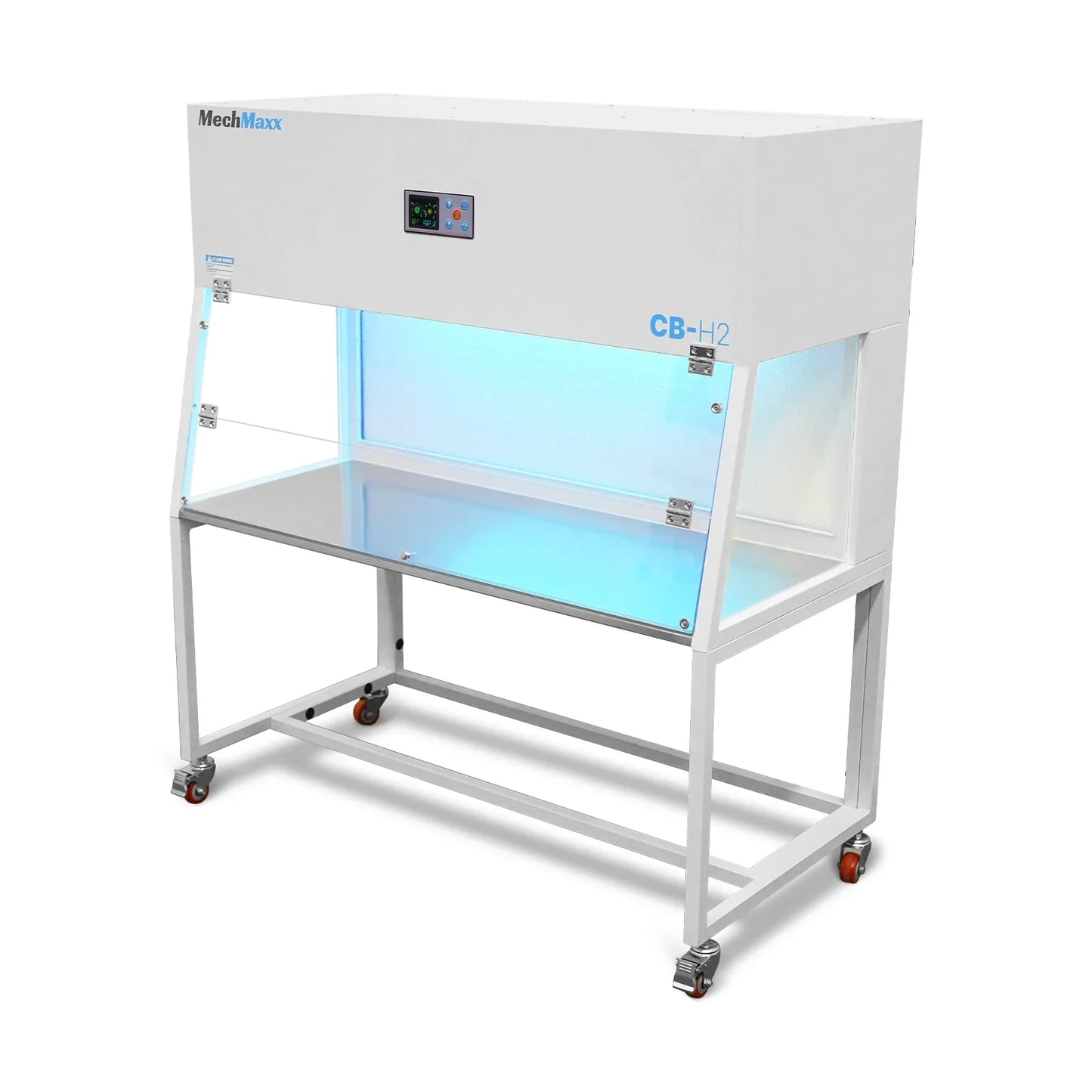 MechMaxx CB-H2 Laminar Flow Clean Bench 53.5" Wide Horizontal HEPA Filtration UV Sterilization ISO Class 5 New