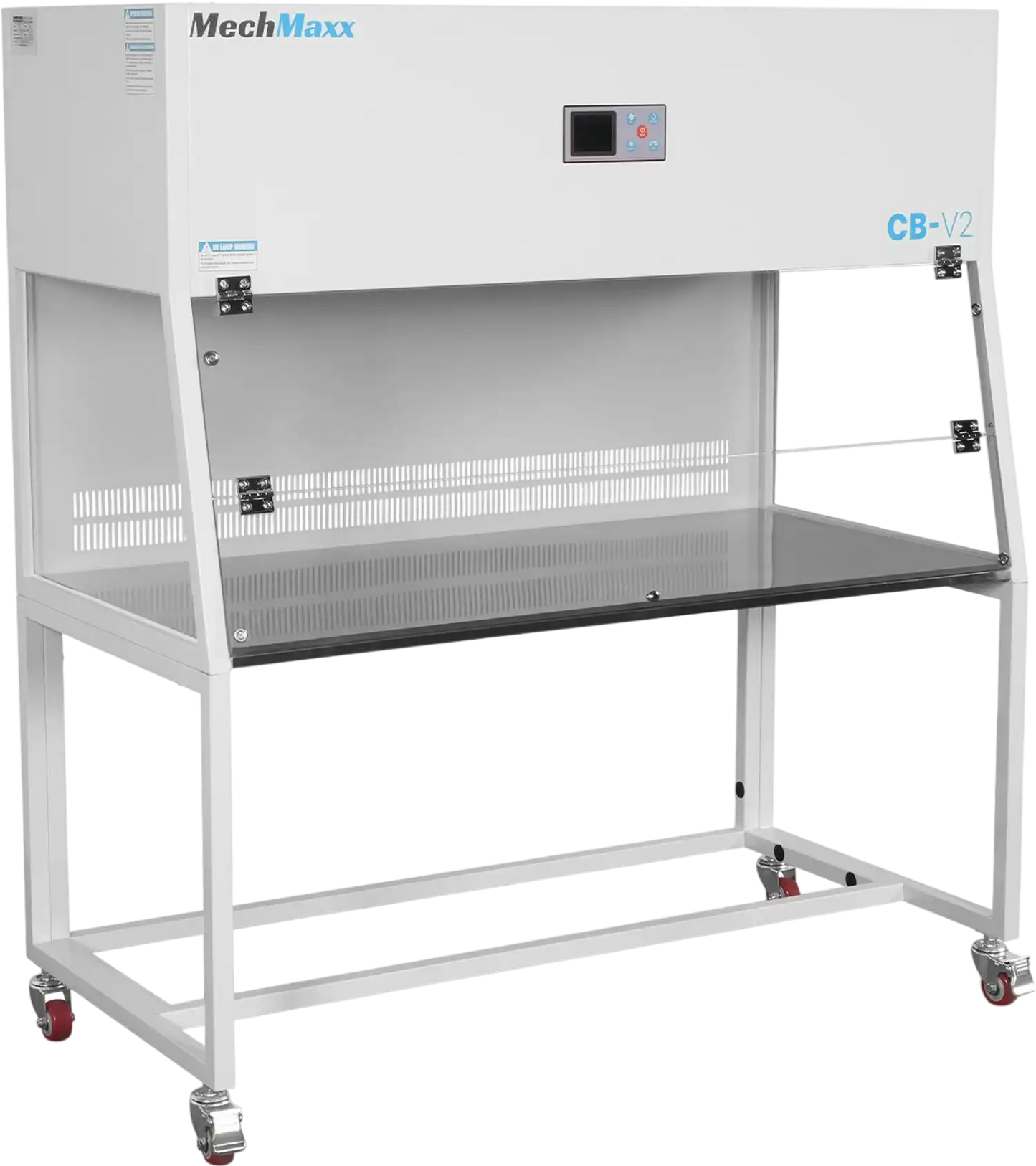 MechMaxx CB-V2 Laminar Flow Clean Bench 53.5" Wide Vertical HEPA Filtration UV Sterilization ISO Class 5 New