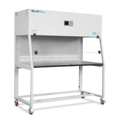 MechMaxx CB-V2 Laminar Flow Clean Bench 53.5" Wide Vertical HEPA Filtration UV Sterilization ISO Class 5 New