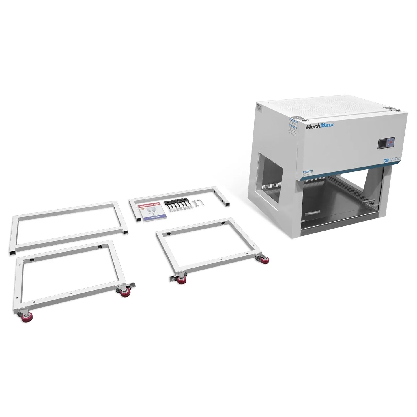 MechMaxx CB-V1Pro Laminar Flow Clean Bench 39" Wide Vertical HEPA Filtration UV Sterilization ISO Class 5 New