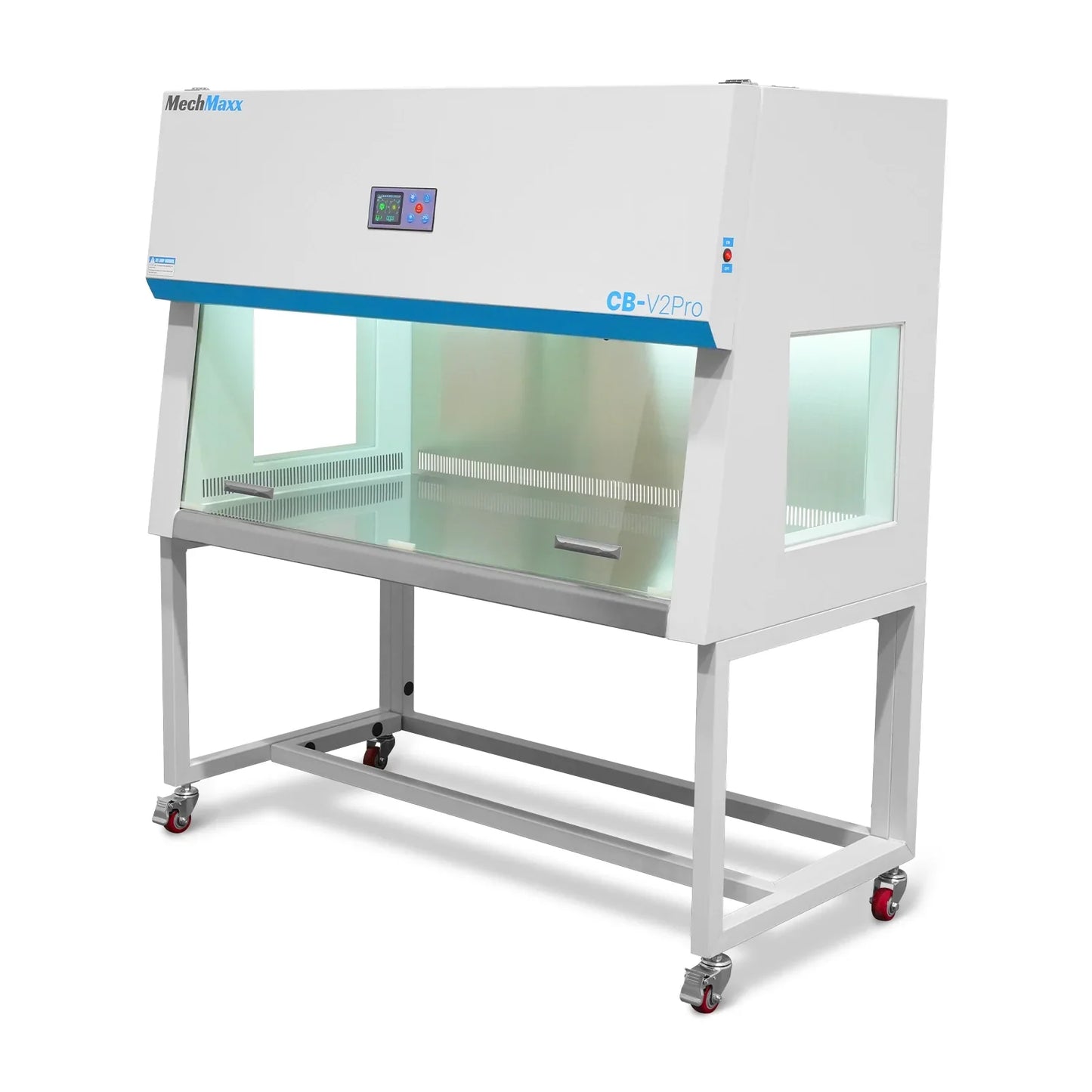 MechMaxx CB-V2Pro Laminar Flow Clean Bench 57.5" Wide Vertical HEPA Filtration UV Sterilization ISO Class 5 New