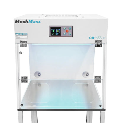 MechMaxx CB-65Slim Laminar Flow Clean Bench 26" Wide Desktop Vertical HEPA Filtration UV Sterilization ISO Class 5 New