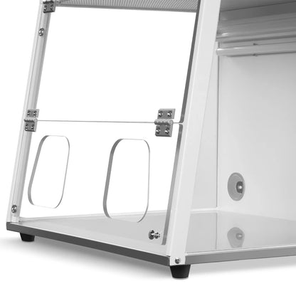 MechMaxx CB-65Slim Laminar Flow Clean Bench 26" Wide Desktop Vertical HEPA Filtration UV Sterilization ISO Class 5 New