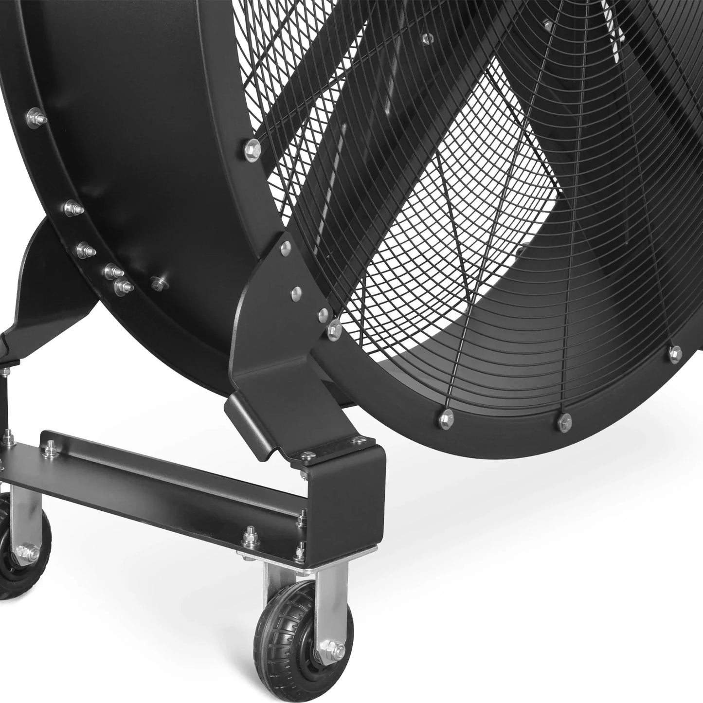 MechMaxx MF-47 Industrial Fan 47" Portable Variable Speed High-Efficiency PMSM Motor Mobile High Volume Floor Fan for Warehouse Workshop Gym New