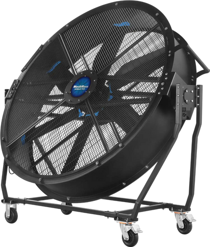 MechMaxx MF-59T Industrial Fan 59" Portable Tiltable Mobile High Volume Floor Fan Variable High-Efficiency PMSM Motor Warehouse Workshop Gym New