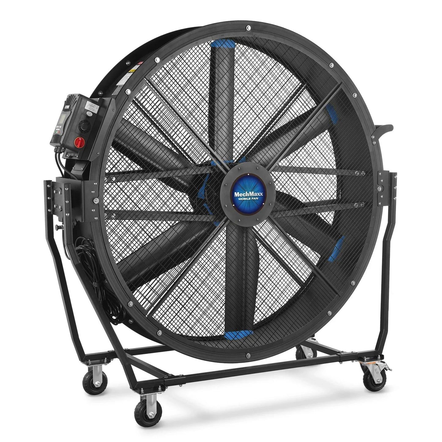 MechMaxx MF-59T Industrial Fan 59" Portable Tiltable Mobile High Volume Floor Fan Variable High-Efficiency PMSM Motor Warehouse Workshop Gym New