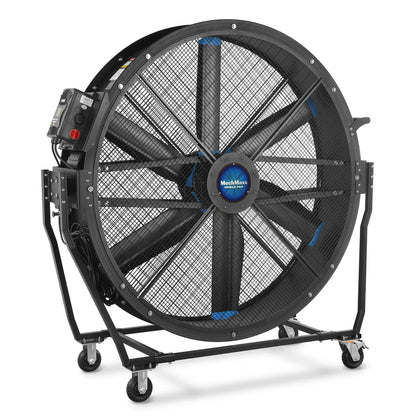 MechMaxx MF-59T Industrial Fan 59" Portable Tiltable Mobile High Volume Floor Fan Variable High-Efficiency PMSM Motor Warehouse Workshop Gym New