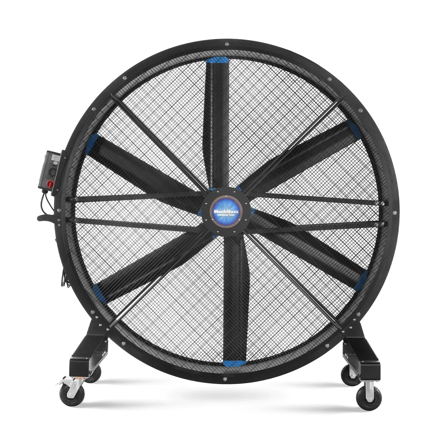 MechMaxx MF-79 Industrial Fan 79" Portable Variable High-Efficiency PMSM Motor Mobile High Volume Floor Fan Warehouse Workshop Gym New