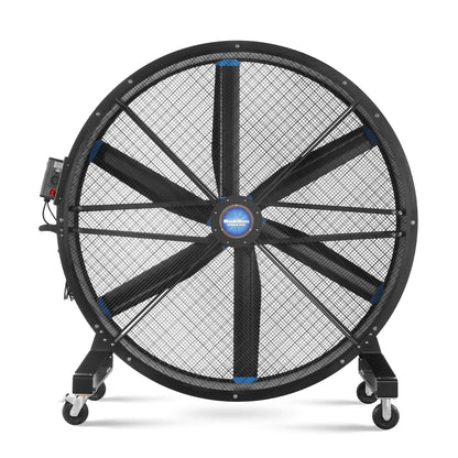 MechMaxx MF-79 Industrial Fan 79" Portable Variable High-Efficiency PMSM Motor Mobile High Volume Floor Fan Warehouse Workshop Gym New