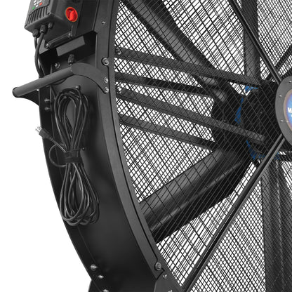 MechMaxx MF-79 Industrial Fan 79" Portable Variable High-Efficiency PMSM Motor Mobile High Volume Floor Fan Warehouse Workshop Gym New