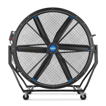 MechMaxx MF-79T Industrial Fan 79" Portable Tiltable Mobile High Volume Floor Fan Variable High-Efficiency PMSM Motor for Warehouse Workshop Gym New