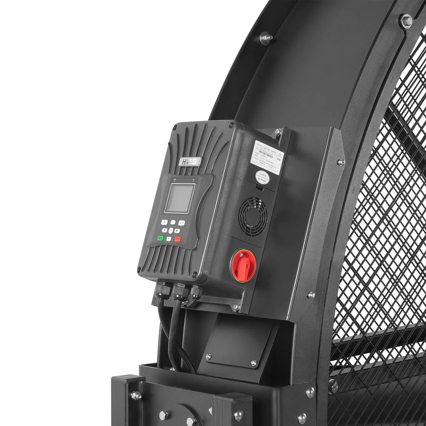 MechMaxx MF-79T Industrial Fan 79" Portable Tiltable Mobile High Volume Floor Fan Variable High-Efficiency PMSM Motor for Warehouse Workshop Gym New