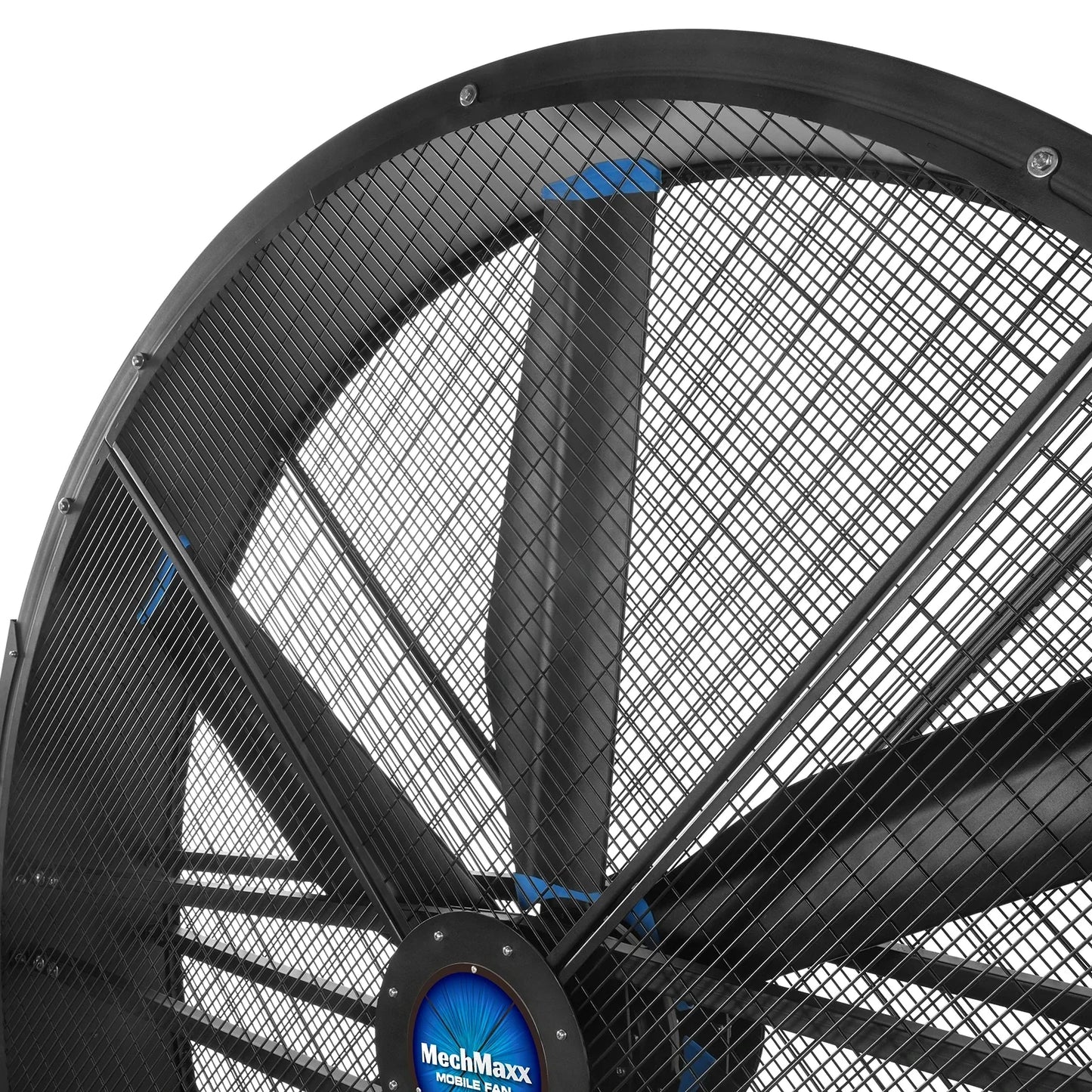 MechMaxx MF-79T Industrial Fan 79" Portable Tiltable Mobile High Volume Floor Fan Variable High-Efficiency PMSM Motor for Warehouse Workshop Gym New