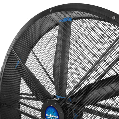 MechMaxx MF-79T Industrial Fan 79" Portable Tiltable Mobile High Volume Floor Fan Variable High-Efficiency PMSM Motor for Warehouse Workshop Gym New