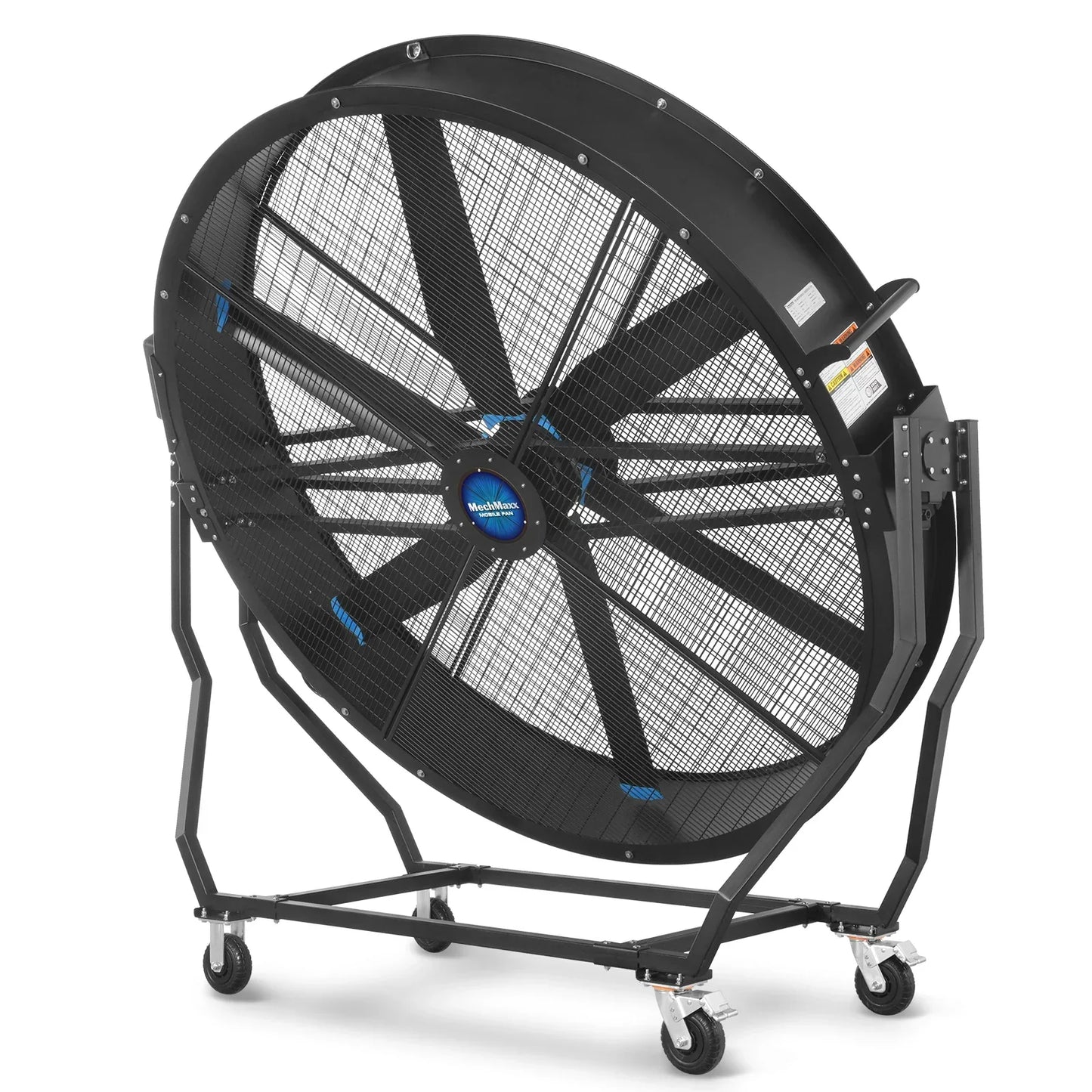 MechMaxx MF-79T Industrial Fan 79" Portable Tiltable Mobile High Volume Floor Fan Variable High-Efficiency PMSM Motor for Warehouse Workshop Gym New