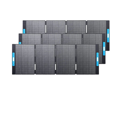 3 Anker SOLIX PS400 Solar Panels