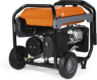 Generac GP8000E 8000W/10000W Electric Start PowerRush Gas Generator w/ 20 foot cord