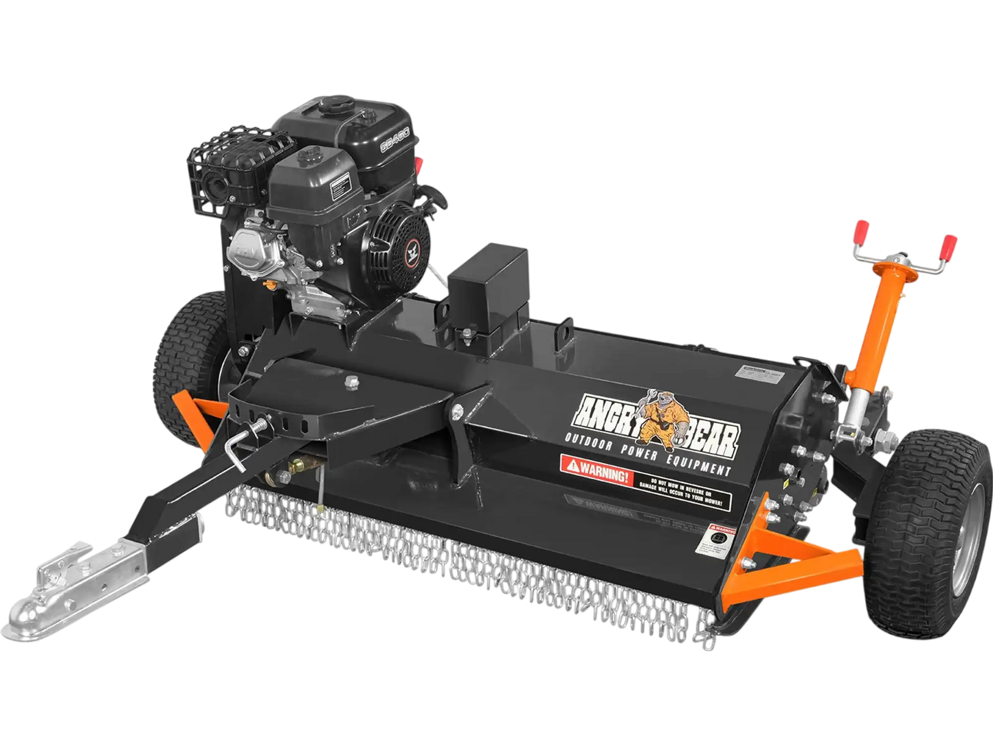 MechMaxx ATV120 Flail Mower 48" Tow-Behind ATV Offset 15HP 459cc Electric Start Gas Engine Adjustable Mowing Height New