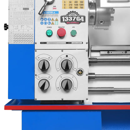 MechMaxx 1337GN Metal Lathe 13 x 37" Industrial Heavy Duty Bench High Precision Variable Speed 1.5HP New