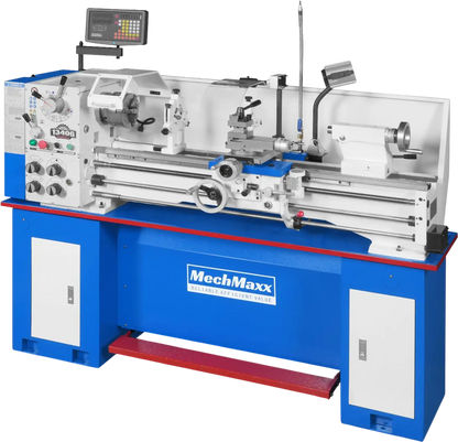 MechMaxx 1340G Metal Lathe 13 x 40" Industrial Heavy Duty Bench High Precision Variable Speed 2HP 70-2000 RPM Four-Axis Sliding System New